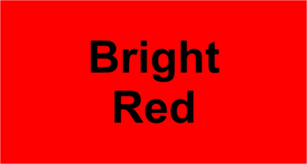 bright red